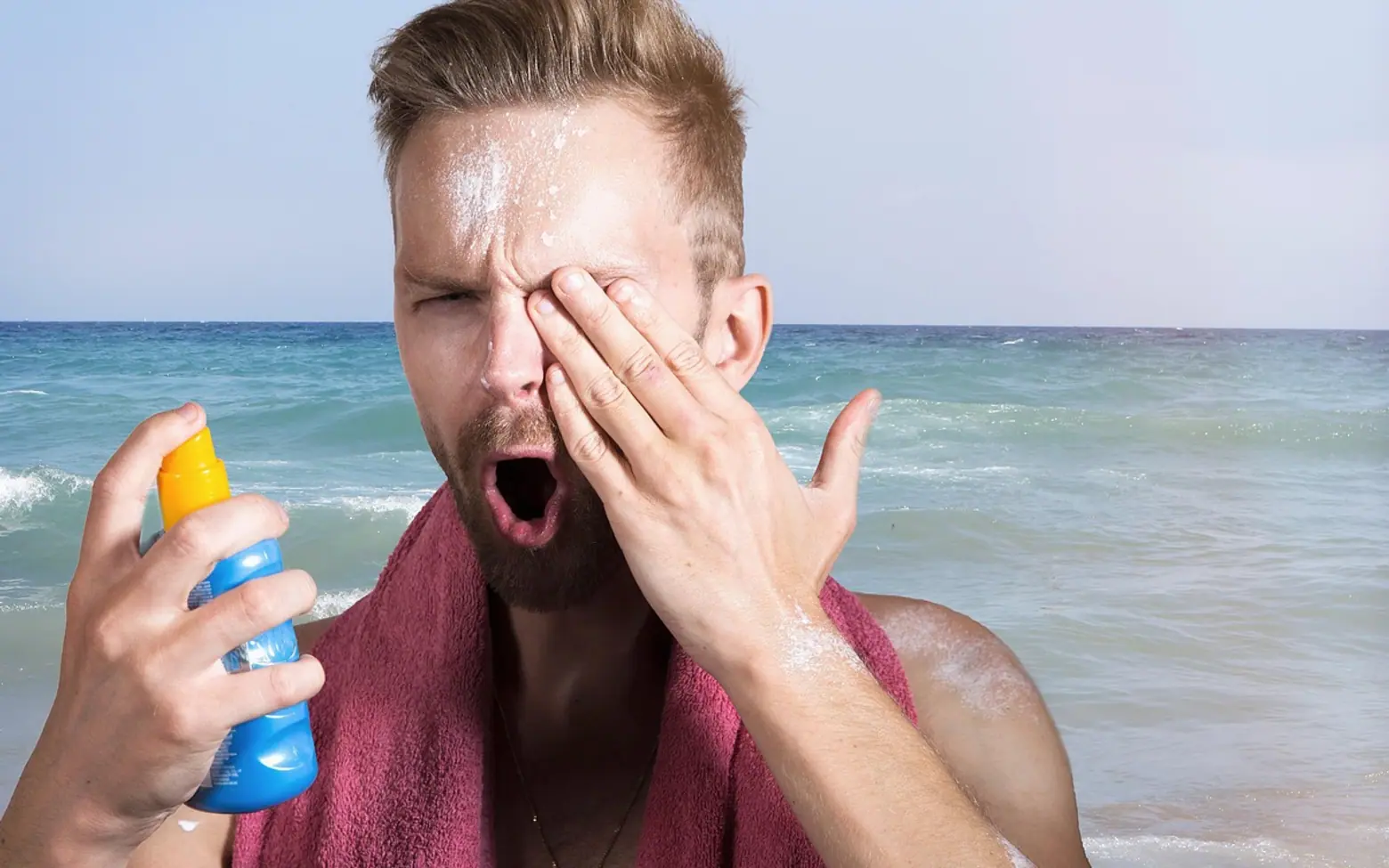 Suncream, cream and creme